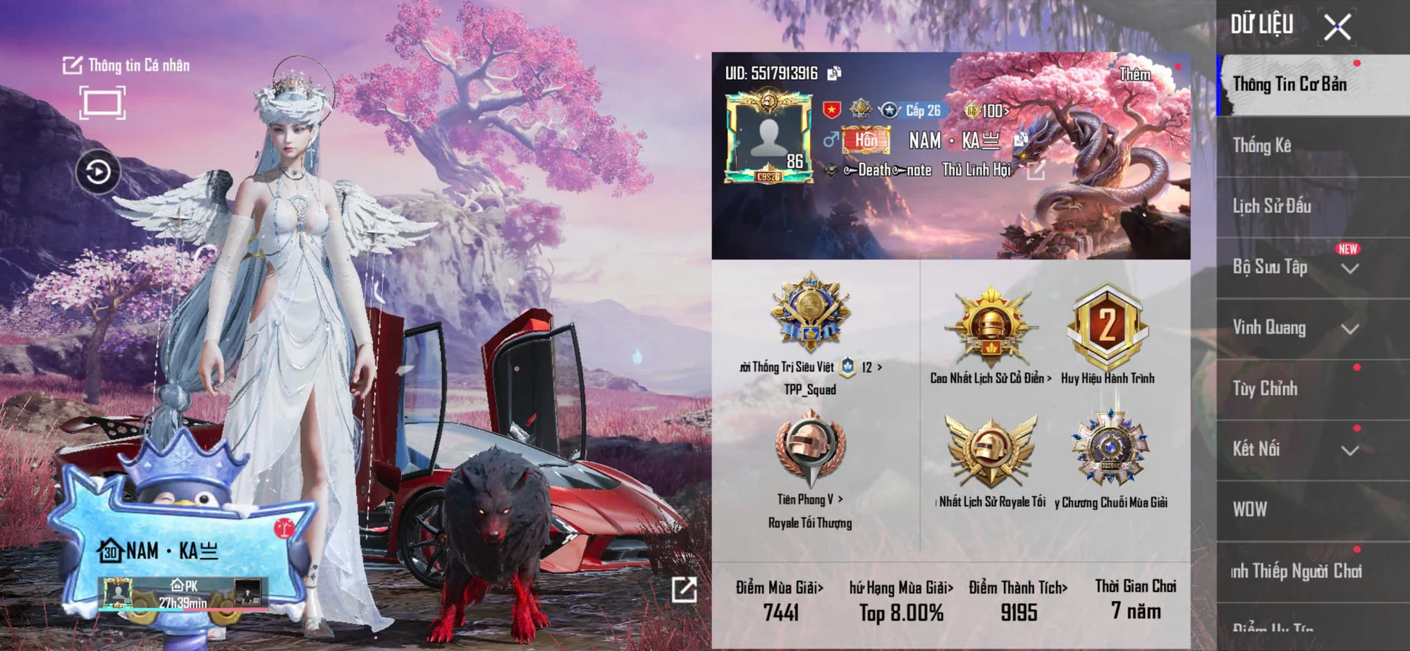 Ảnh tài khoản mã 9532